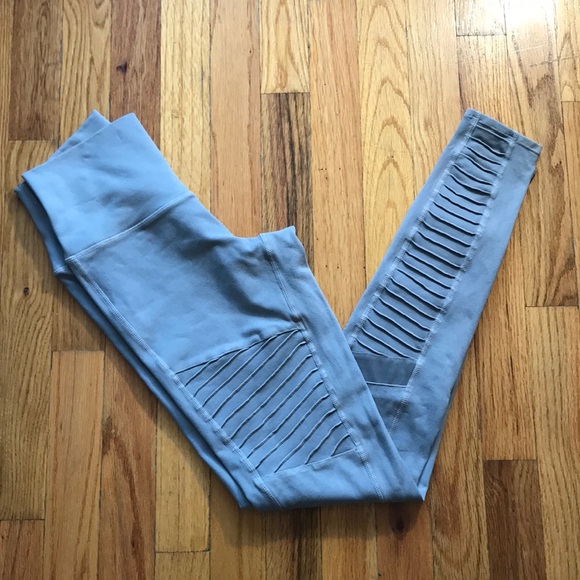 ALO Yoga High-waist Washed Moto Legging - Picture 5 of 10